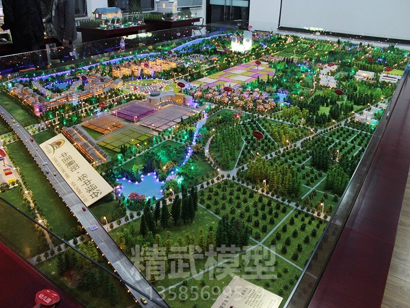 襄阳城市规划沙盘模型