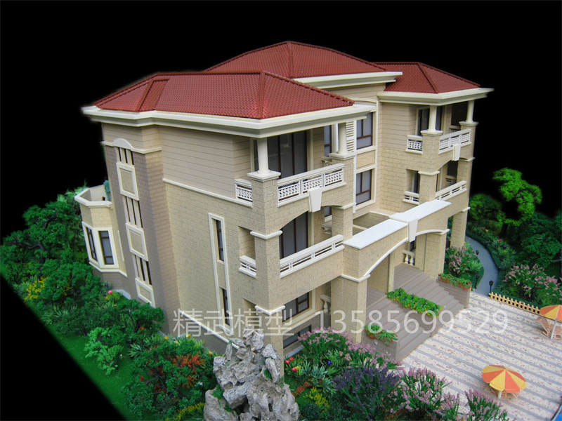独栋别墅沙盘模型制作